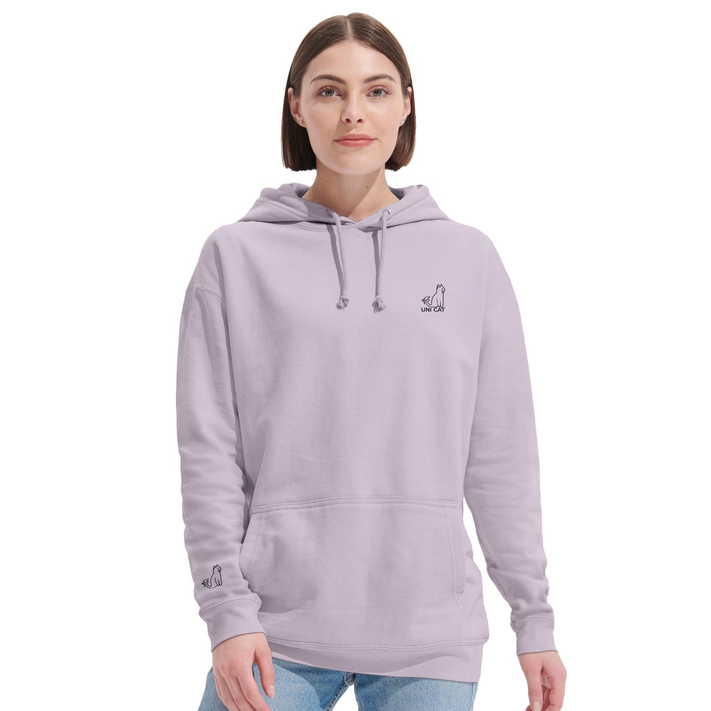 CORE UNI CAT - BLACK LOGO HOODIE Apparel