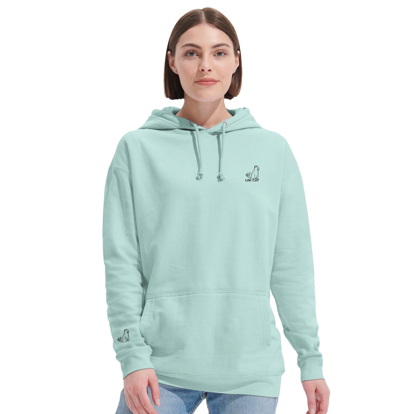 CORE UNI CAT - BLACK LOGO HOODIE Apparel