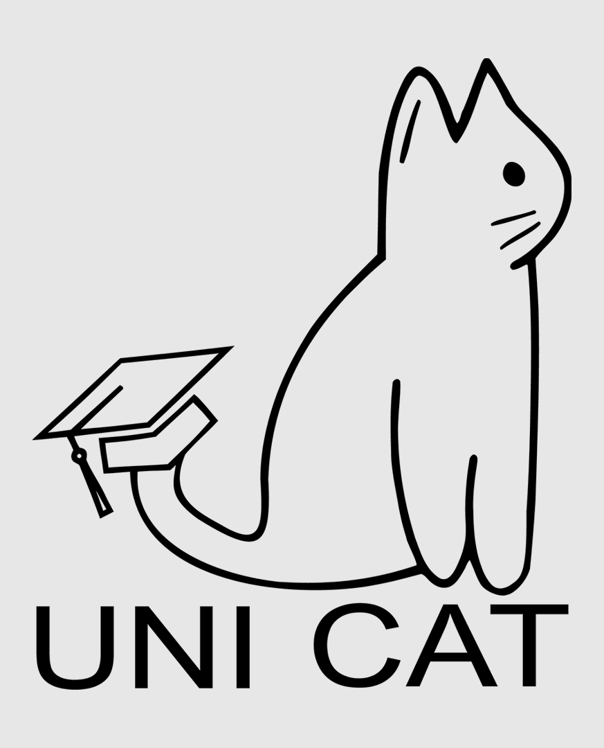 CORE UNI CAT - BLACK LOGO TEE Apparel