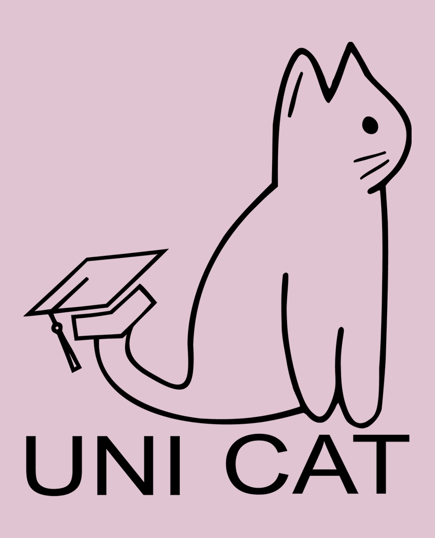 CORE UNI CAT - BLACK LOGO TEE Apparel