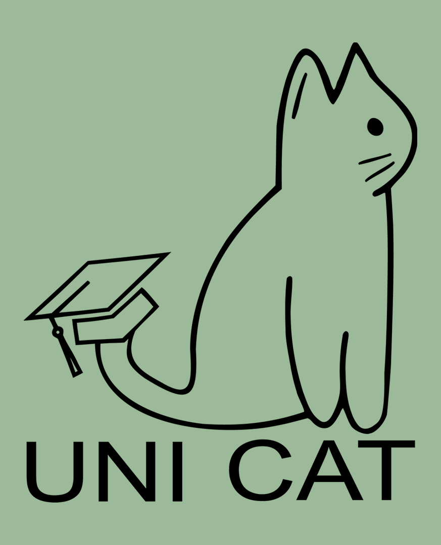 CORE UNI CAT - BLACK LOGO TEE Apparel