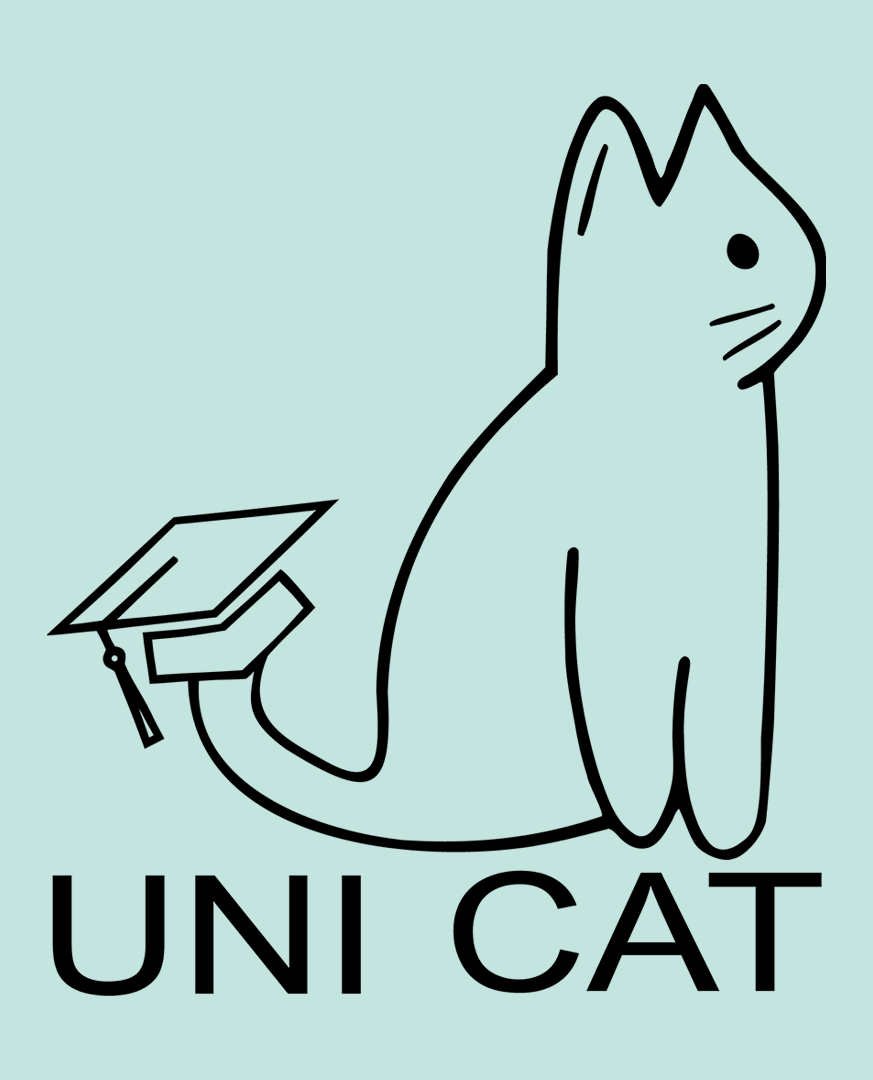 CORE UNI CAT - BLACK LOGO TEE Apparel