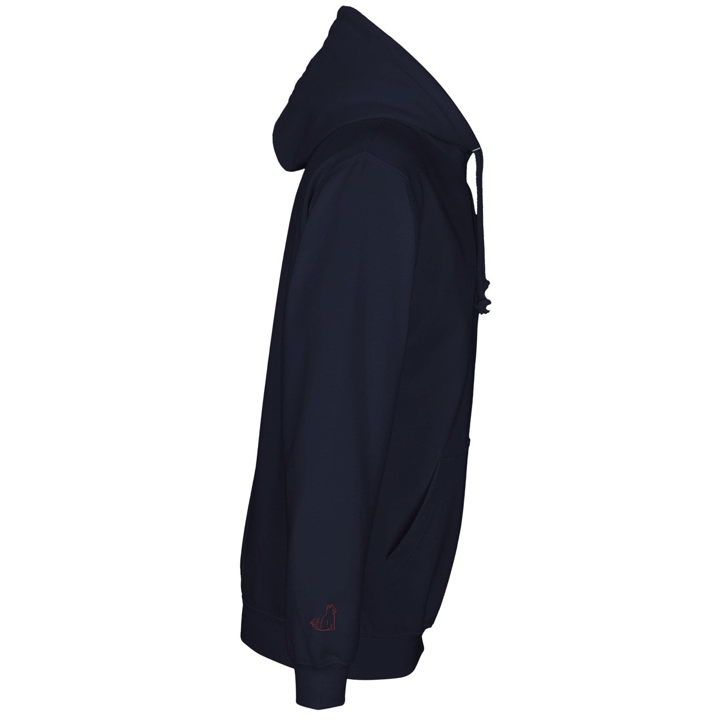 CORE UNI CAT - RED LOGO HOODIE Apparel