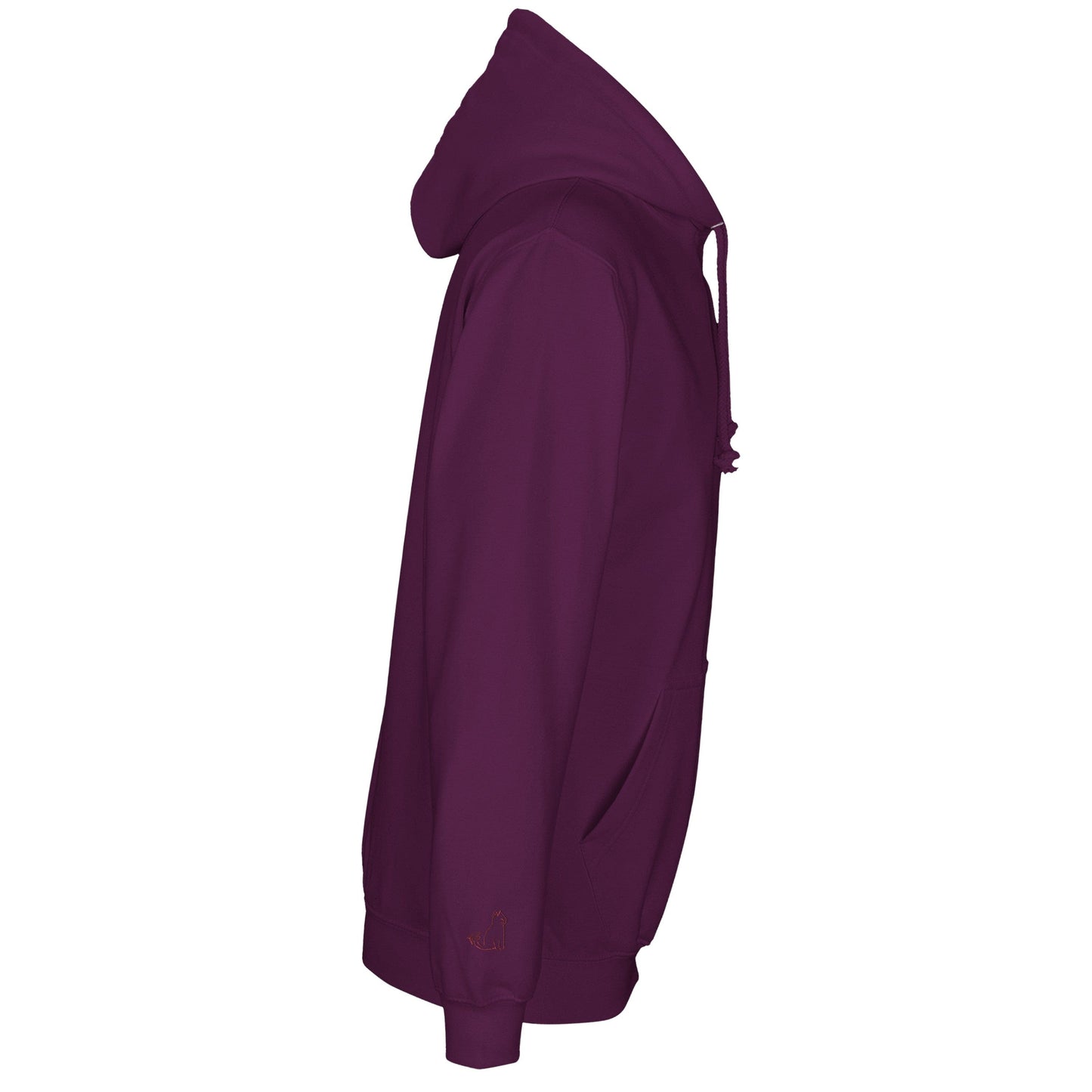 CORE UNI CAT - RED LOGO HOODIE Apparel