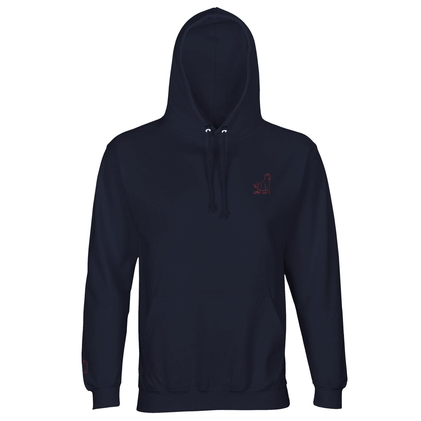 French Navy / XS CORE UNI CAT - RED LOGO HOODIE Apparel