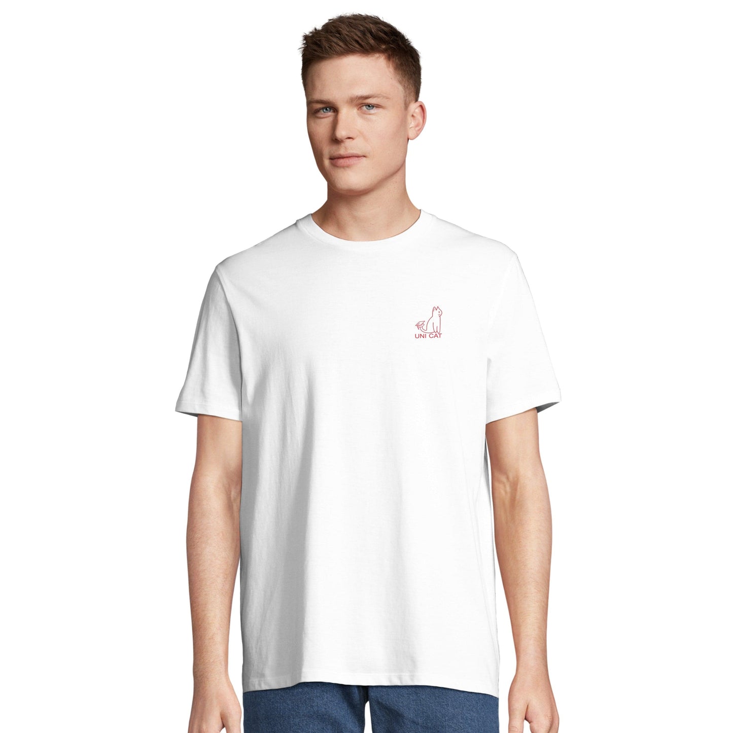 CORE UNI CAT - RED LOGO TEE Apparel