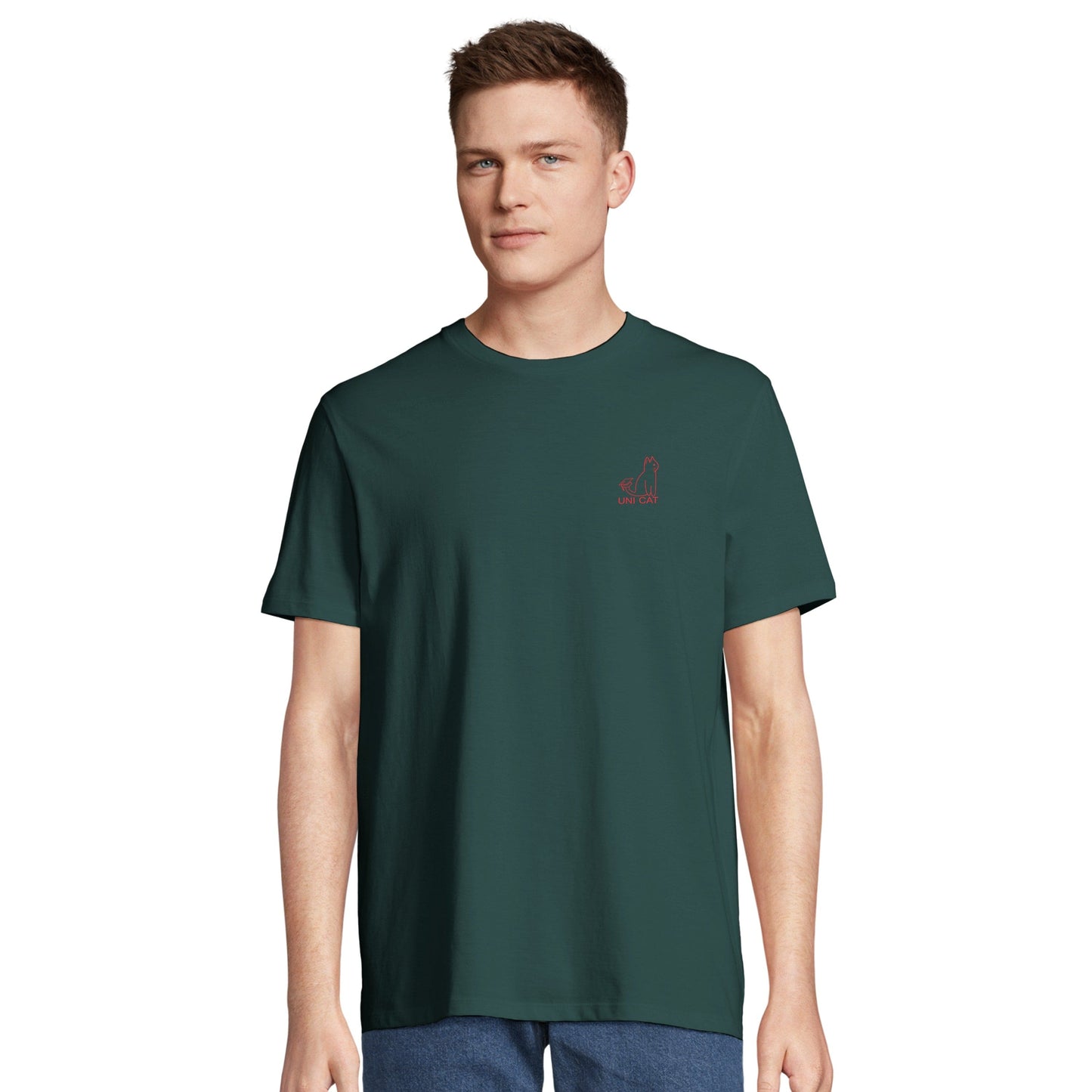CORE UNI CAT - RED LOGO TEE Apparel