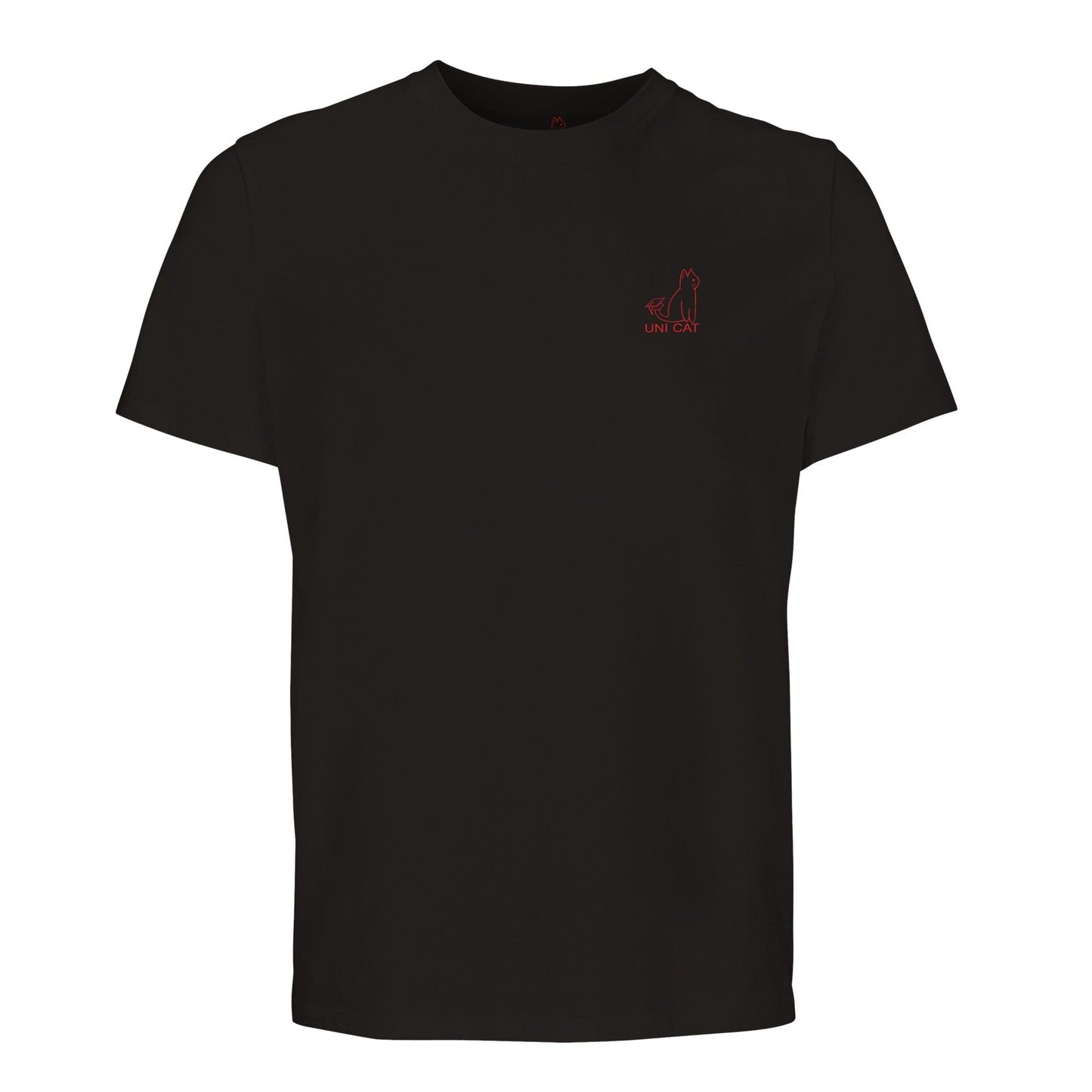Deep Black / XS CORE UNI CAT - RED LOGO TEE Apparel