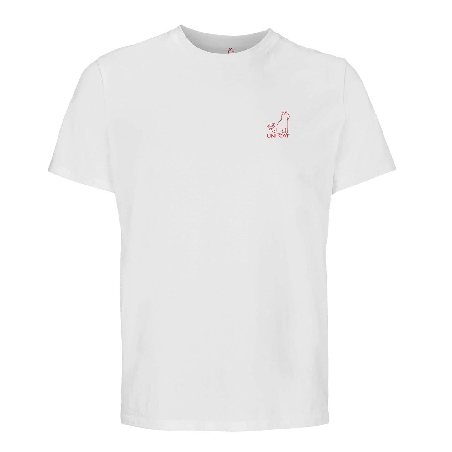 White / XS CORE UNI CAT - RED LOGO TEE Apparel