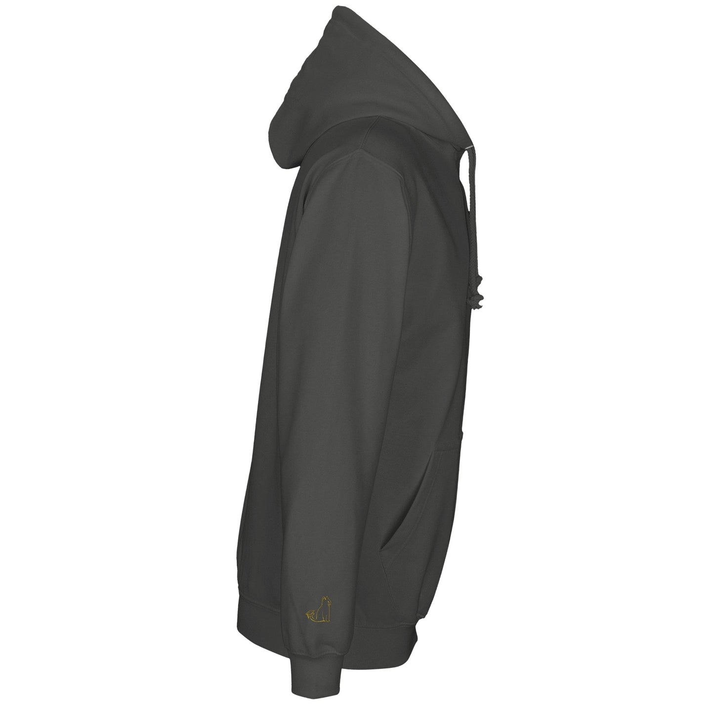 CORE UNI CAT - YELLOW LOGO HOODIE Apparel
