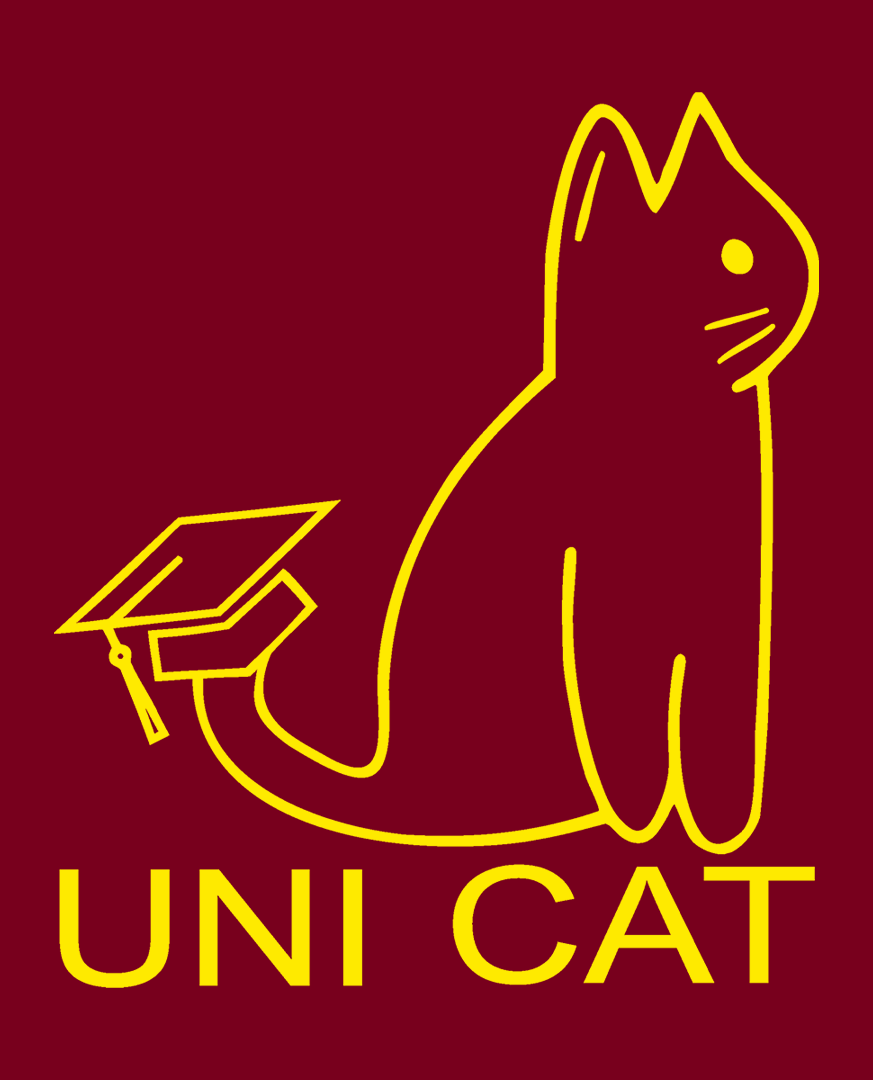 CORE UNI CAT - YELLOW LOGO HOODIE Apparel
