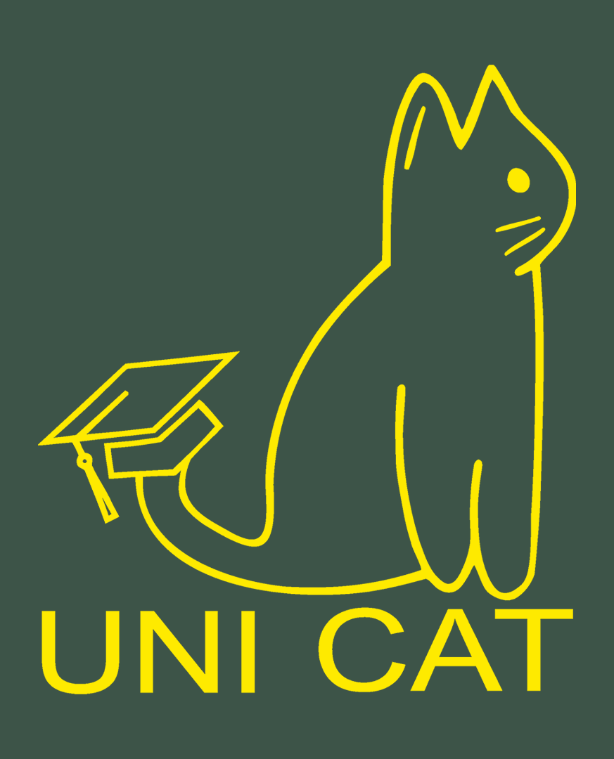 CORE UNI CAT - YELLOW LOGO HOODIE Apparel