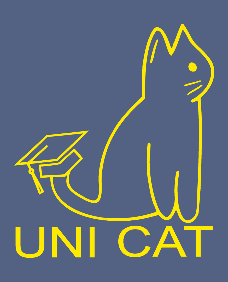 CORE UNI CAT - YELLOW LOGO HOODIE Apparel