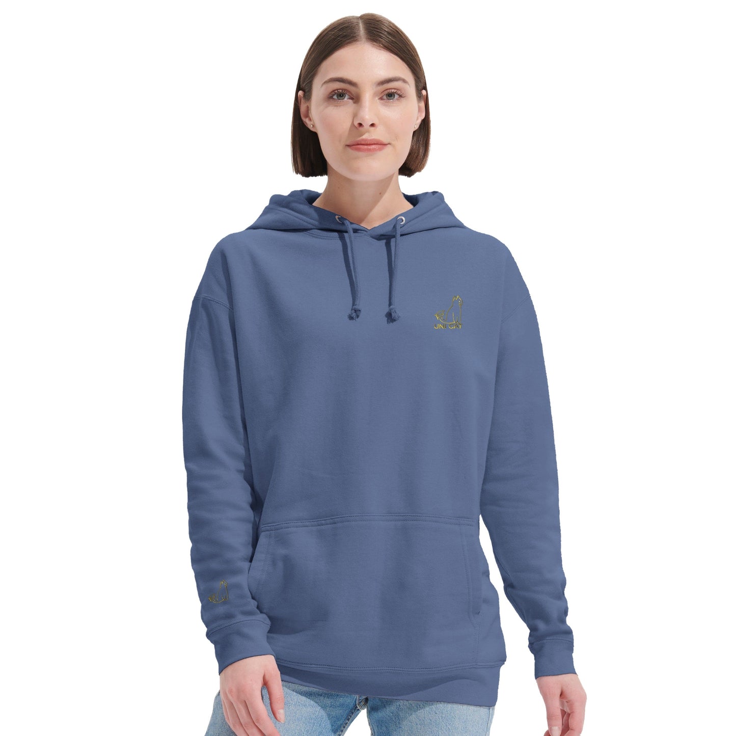 CORE UNI CAT - YELLOW LOGO HOODIE Apparel
