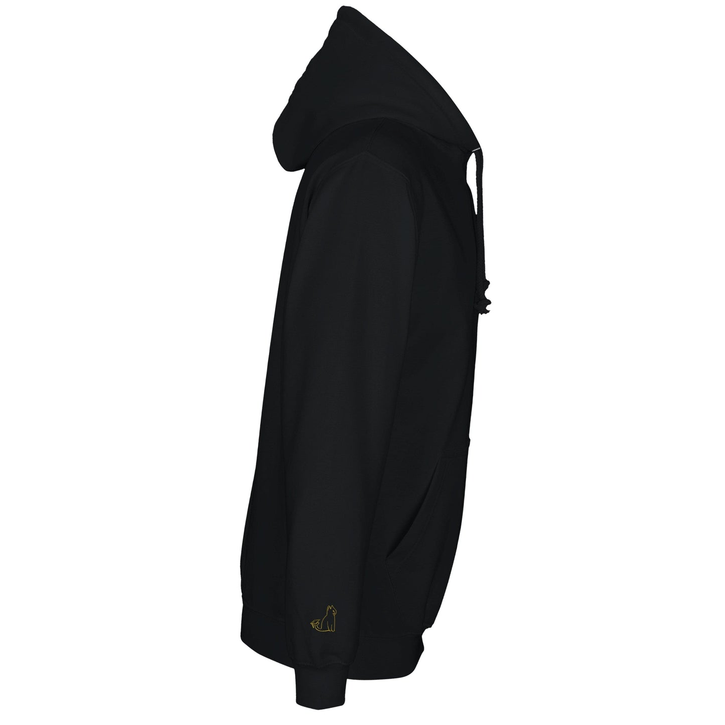 CORE UNI CAT - YELLOW LOGO HOODIE Apparel