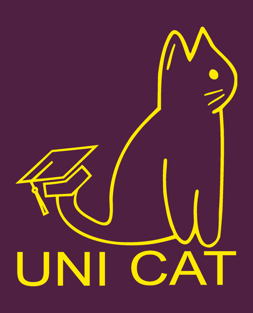 CORE UNI CAT - YELLOW LOGO HOODIE Apparel