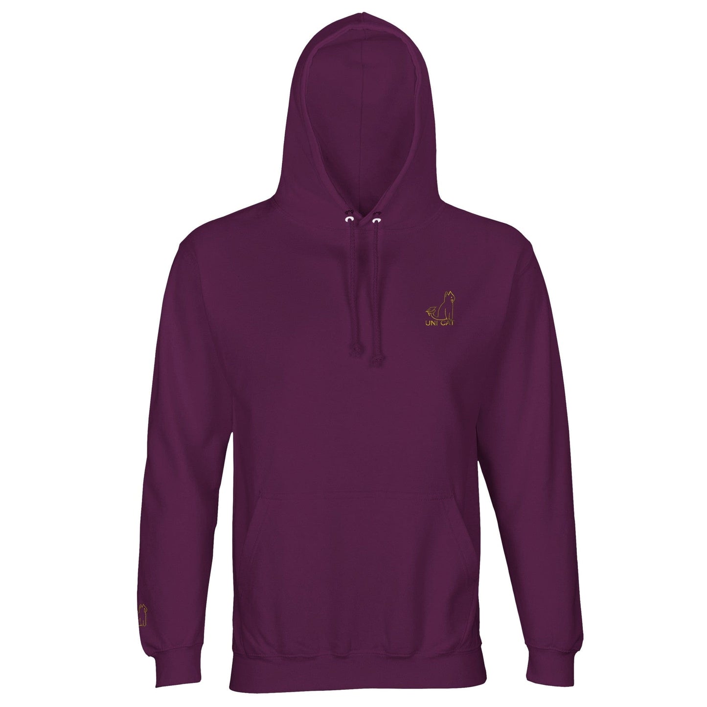 Astral Purple / XS CORE UNI CAT - YELLOW LOGO HOODIE Apparel