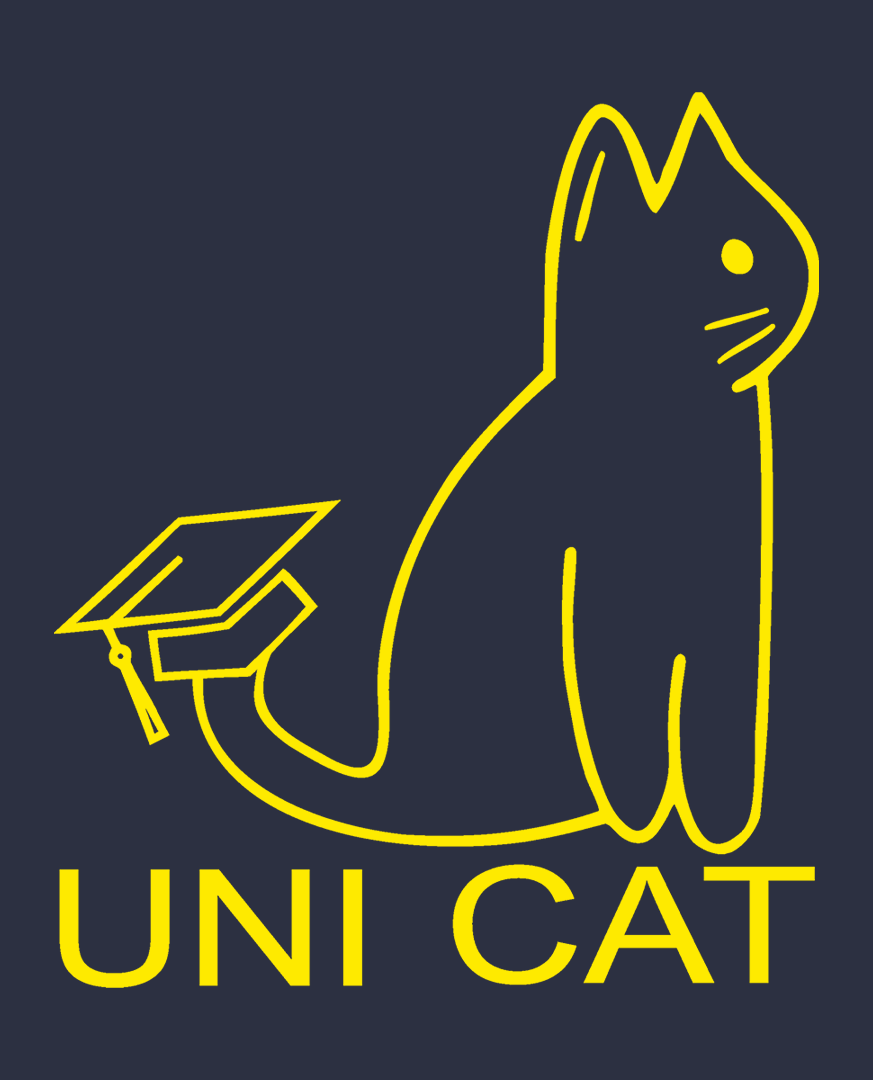 CORE UNI CAT - YELLOW LOGO TEE Apparel