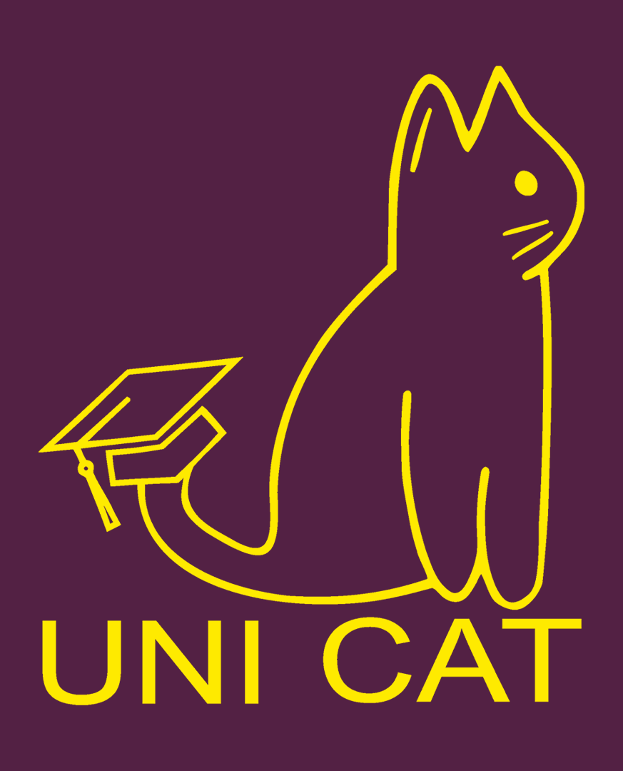 CORE UNI CAT - YELLOW LOGO TEE Apparel