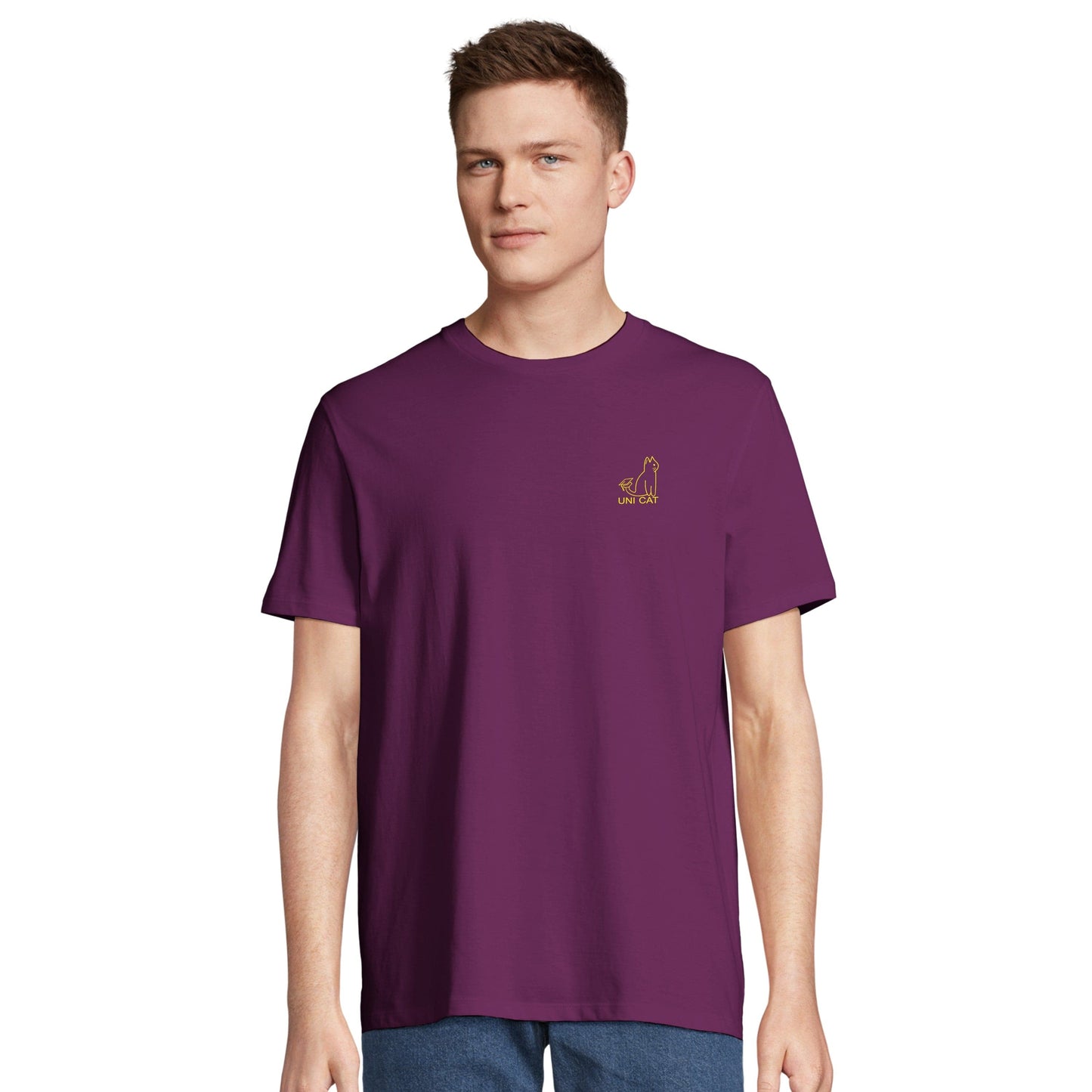 CORE UNI CAT - YELLOW LOGO TEE Apparel