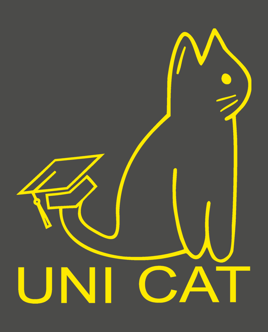 CORE UNI CAT - YELLOW LOGO TEE Apparel
