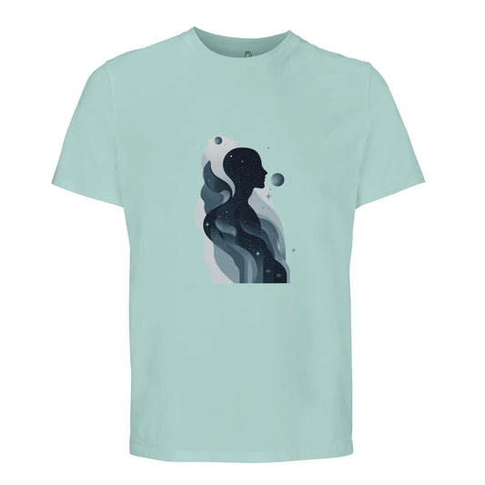 Arctic Blue / XS FLOWING FORM - TEE Apparel