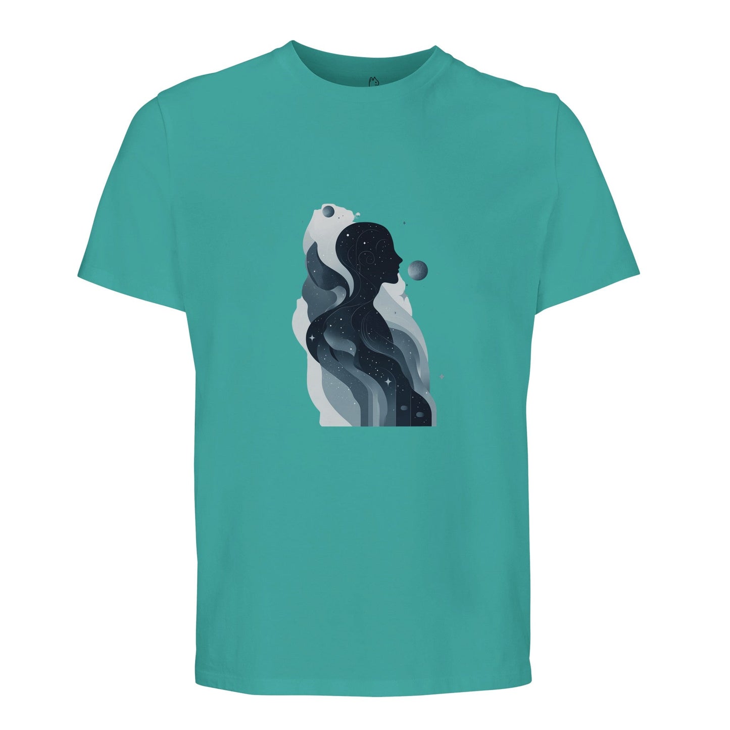 Pool Blue / XS FLOWING FORM - TEE Apparel