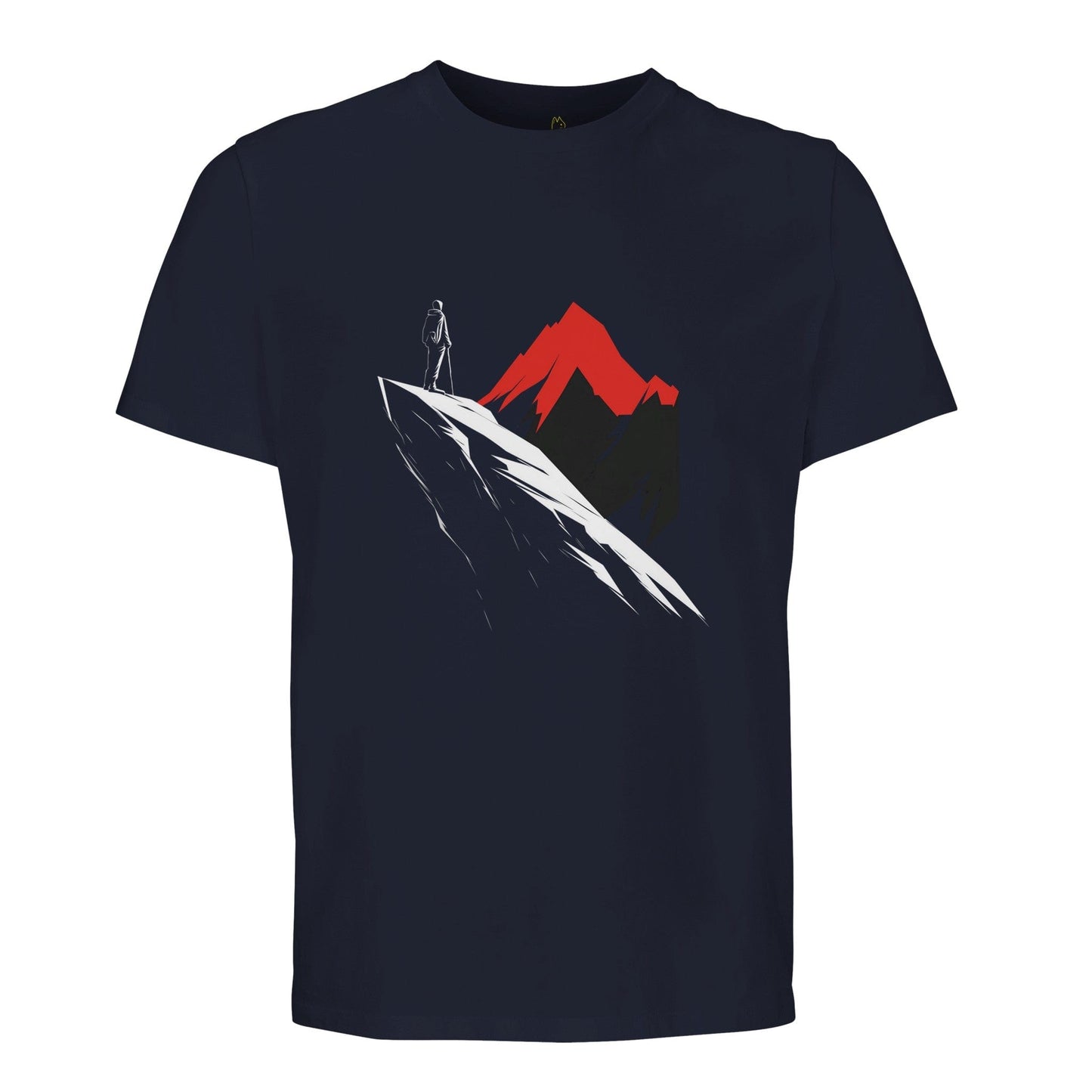 French Navy / XS FRACTAL CREST - TEE Print Material