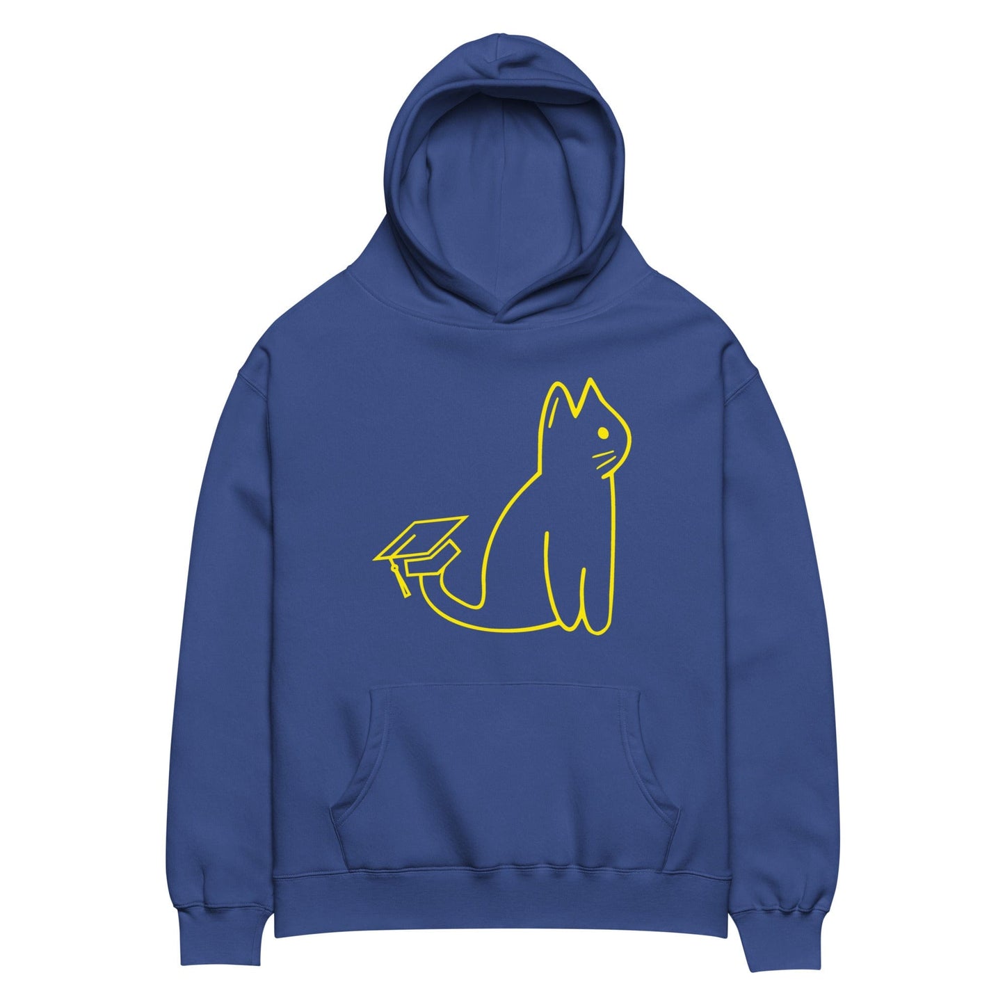 SIGNATURE UNI CAT - YELLOW LOGO OVERSIZED HOODIE Apparel