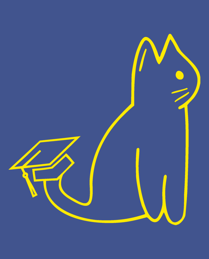 SIGNATURE UNI CAT - YELLOW LOGO OVERSIZED HOODIE Apparel
