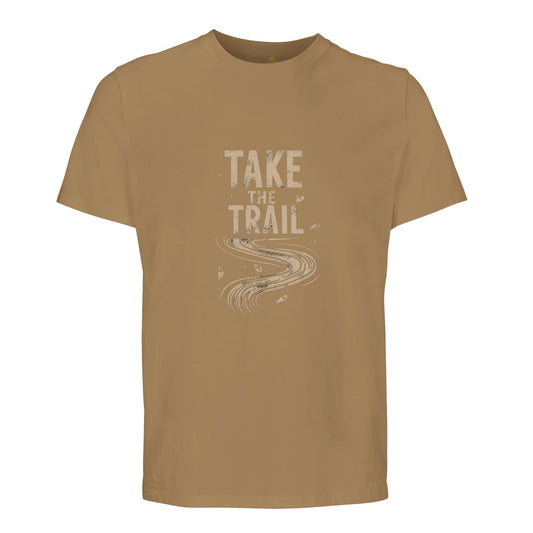 Dark Beige / XS TAKE THE TRAIL - TEE Apparel