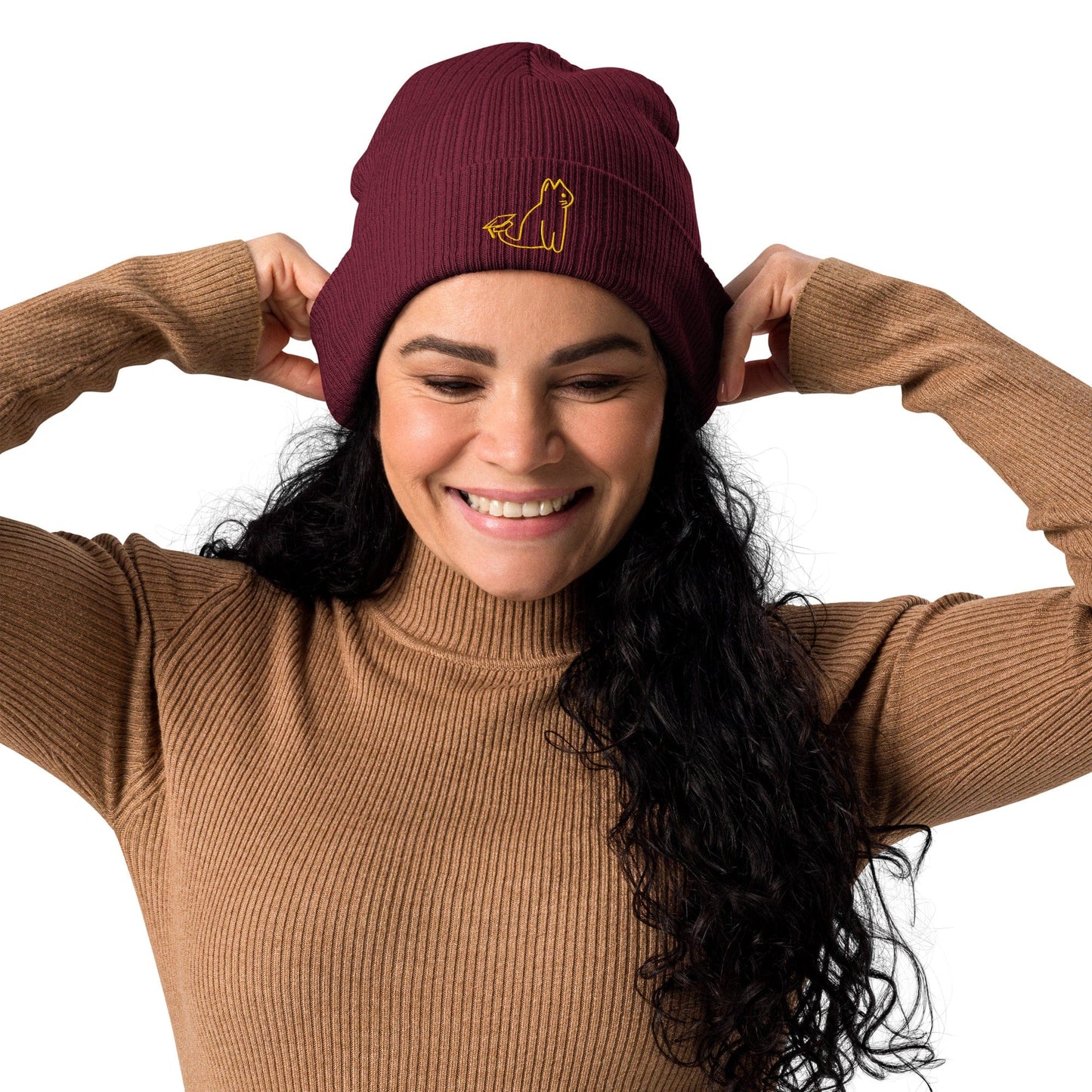 UNI CAT - YELLOW LOGO BEANIE Apparel