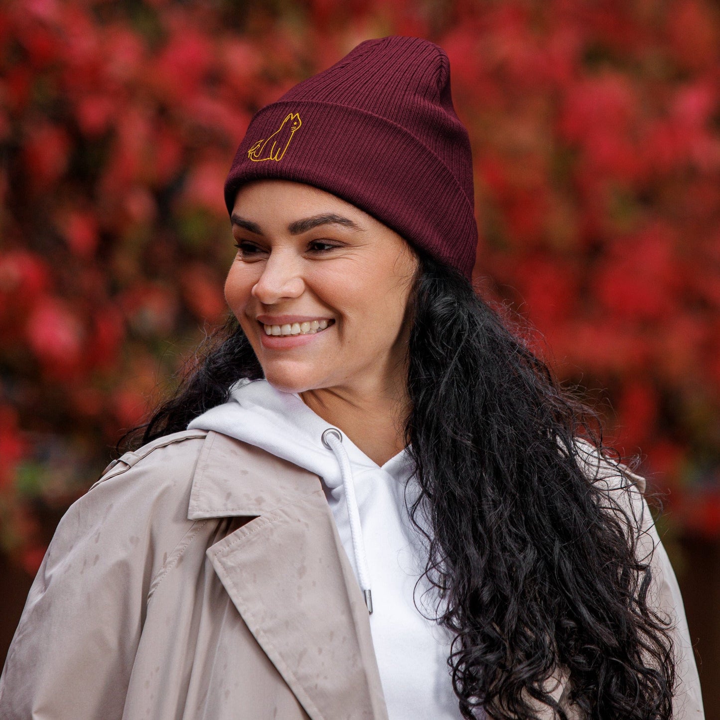 UNI CAT - YELLOW LOGO BEANIE Apparel