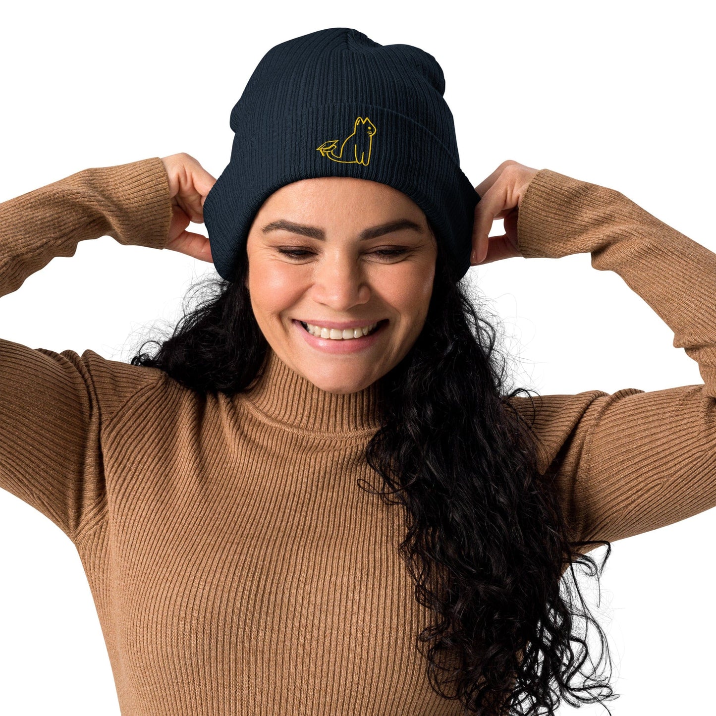 UNI CAT - YELLOW LOGO BEANIE Apparel
