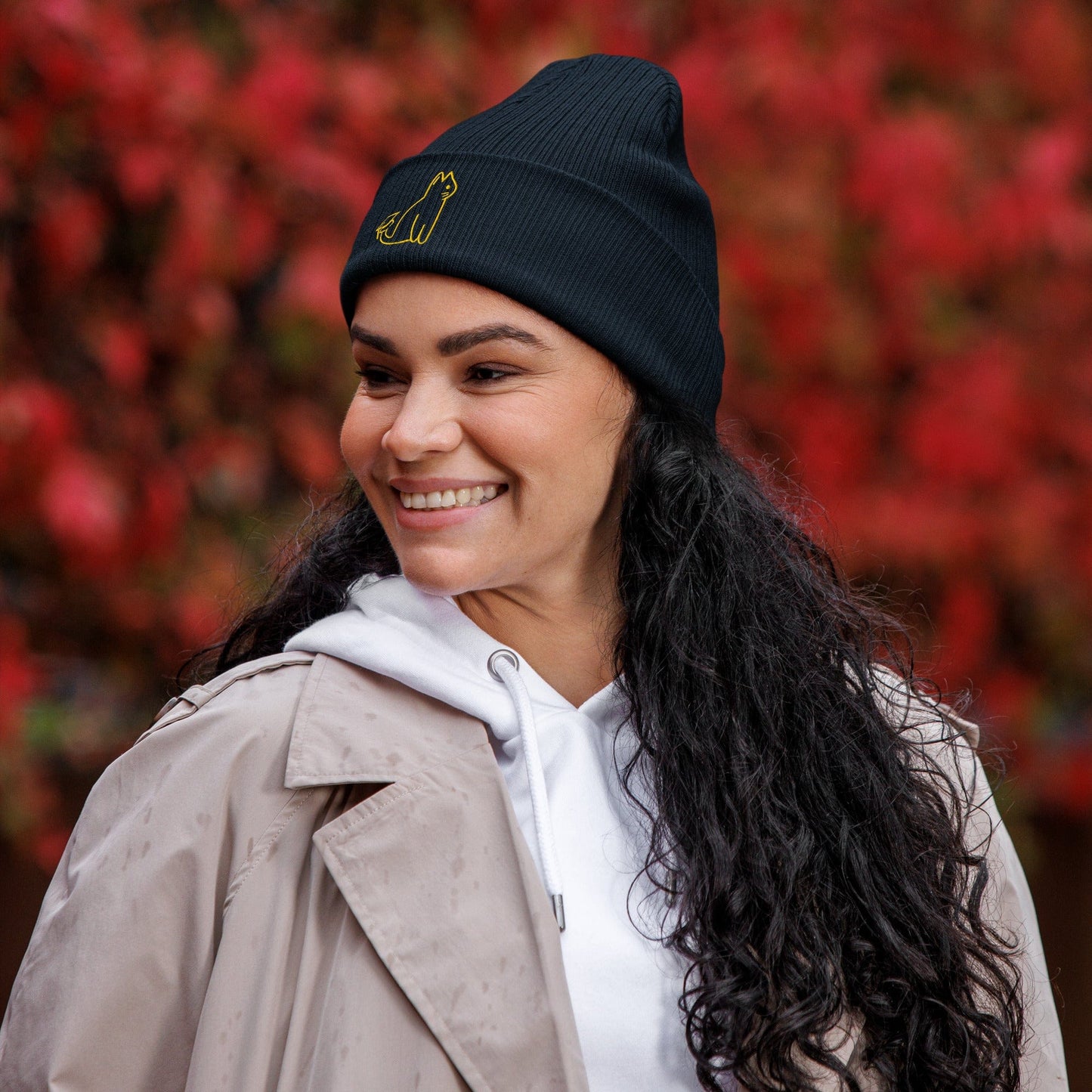 UNI CAT - YELLOW LOGO BEANIE Apparel