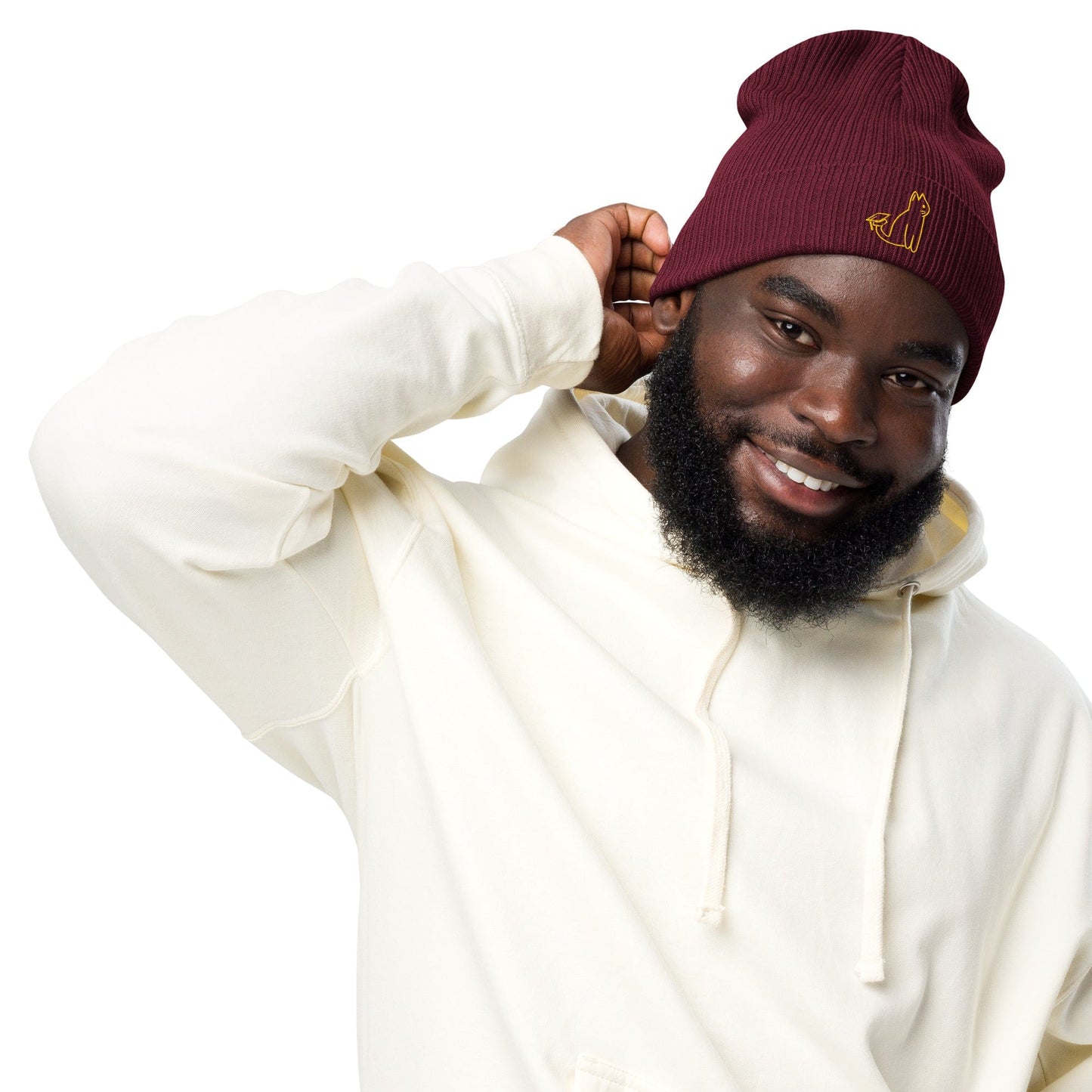 UNI CAT - YELLOW LOGO BEANIE Apparel