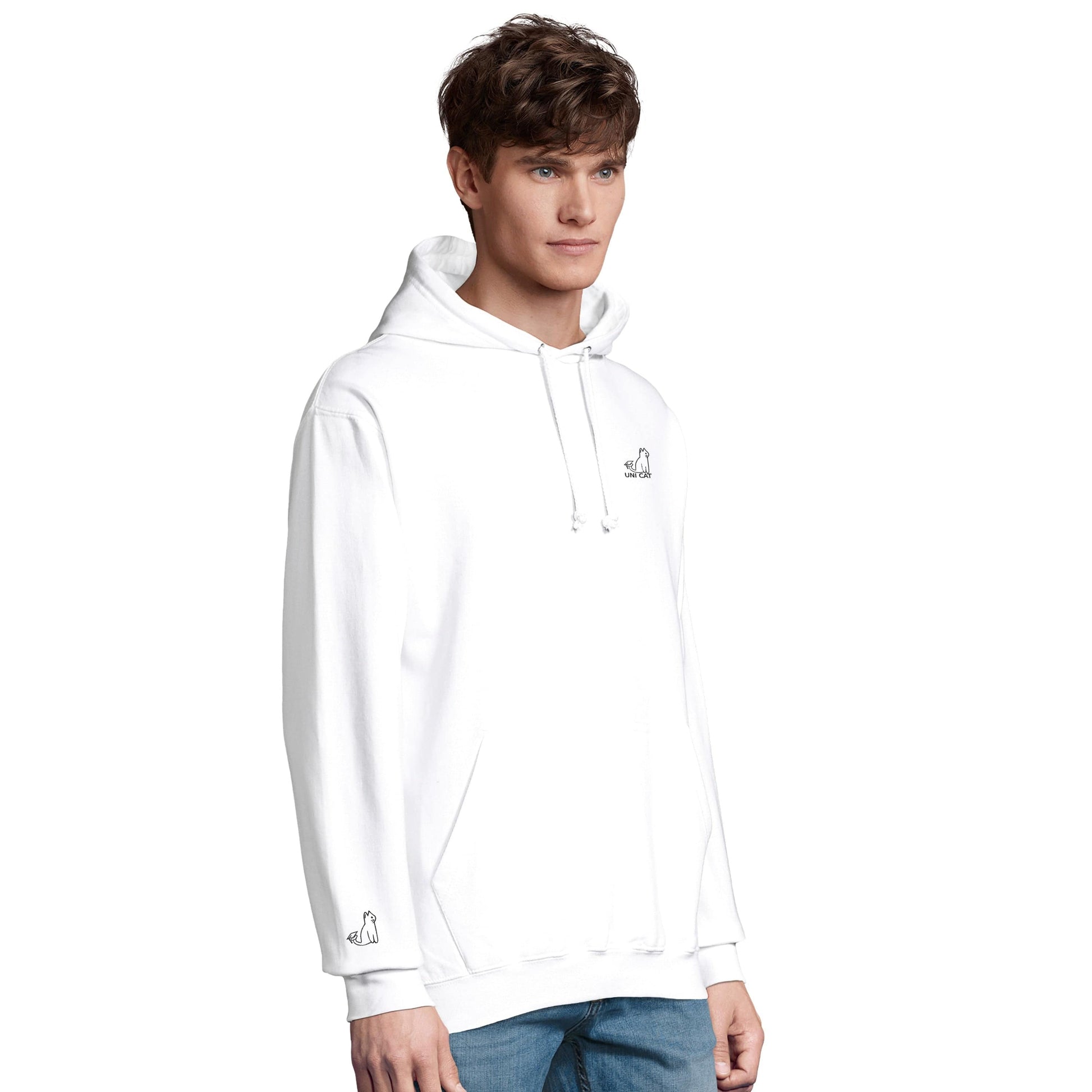 CORE UNI CAT - BLACK LOGO HOODIE Apparel