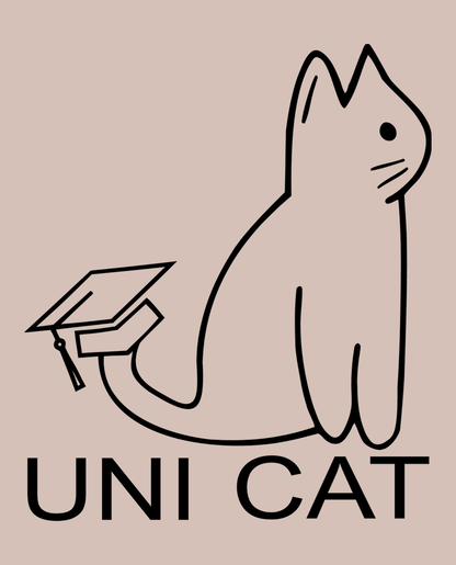 CORE UNI CAT - BLACK LOGO HOODIE Apparel