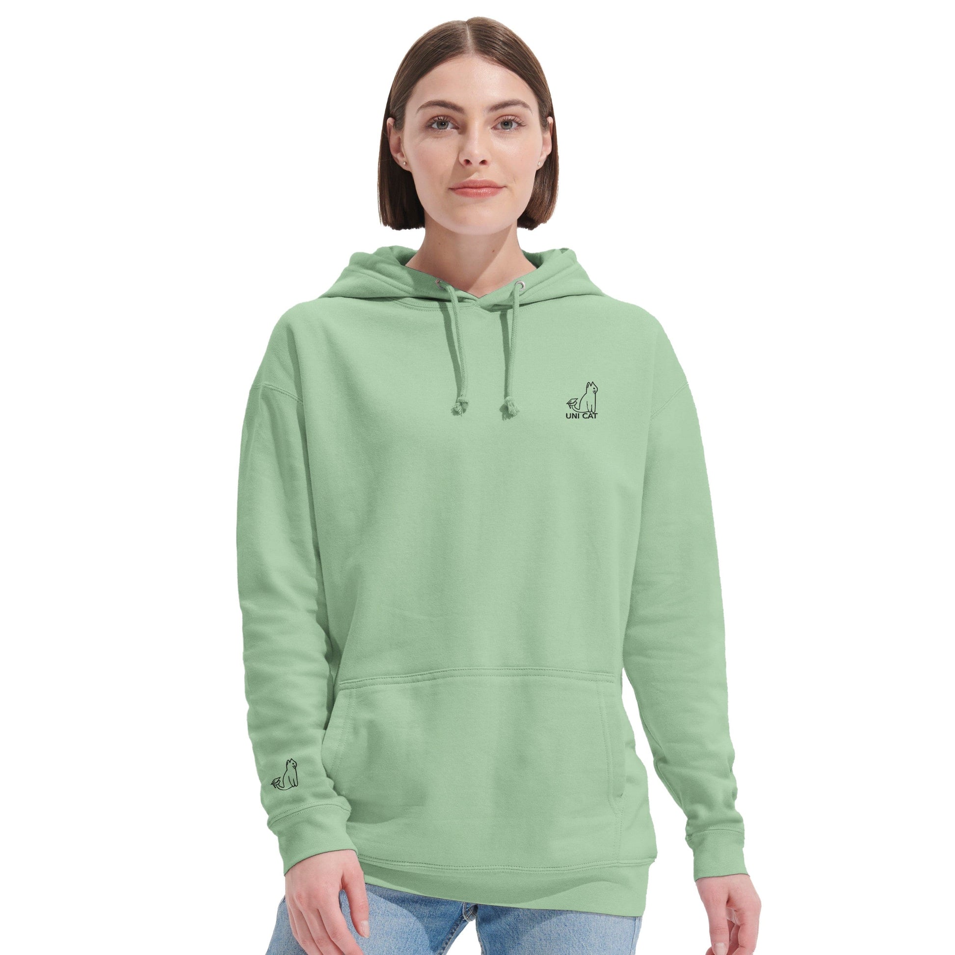 CORE UNI CAT - BLACK LOGO HOODIE Apparel