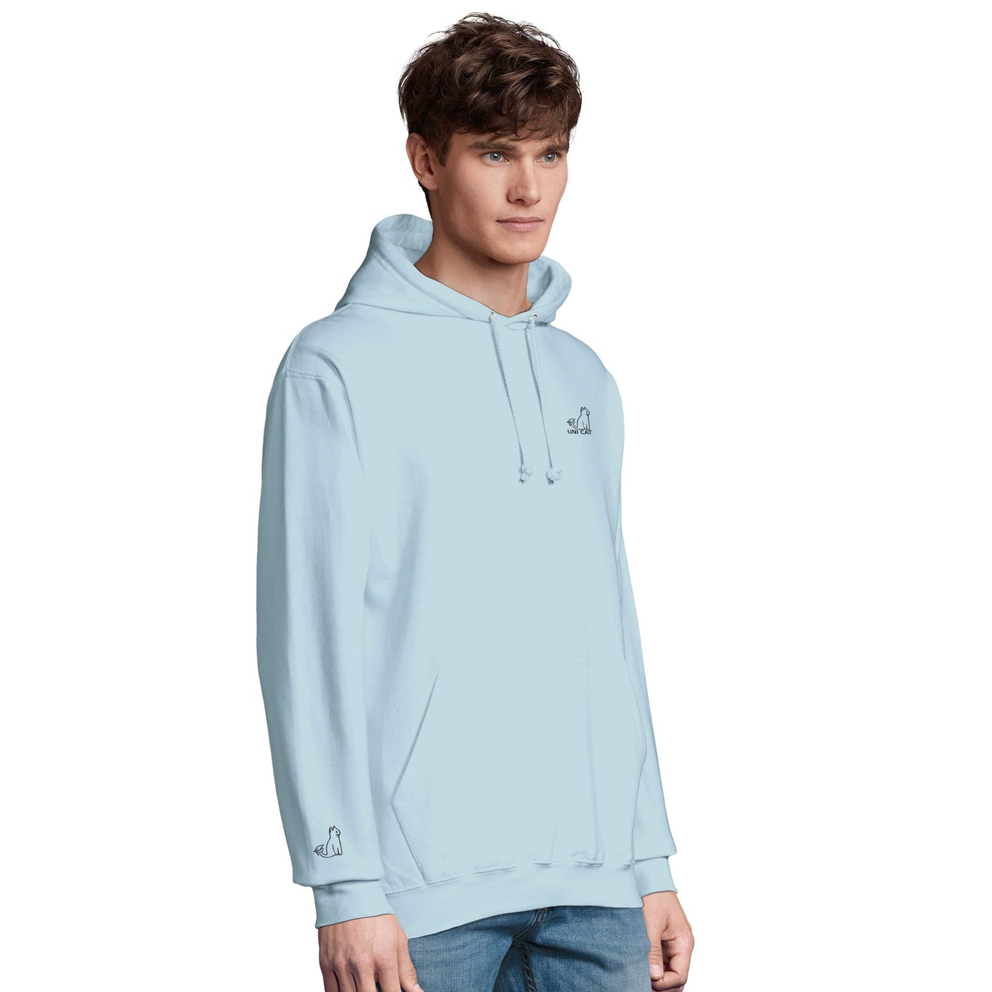 CORE UNI CAT - BLACK LOGO HOODIE Apparel