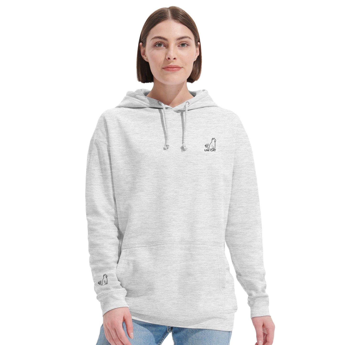 CORE UNI CAT - BLACK LOGO HOODIE Apparel