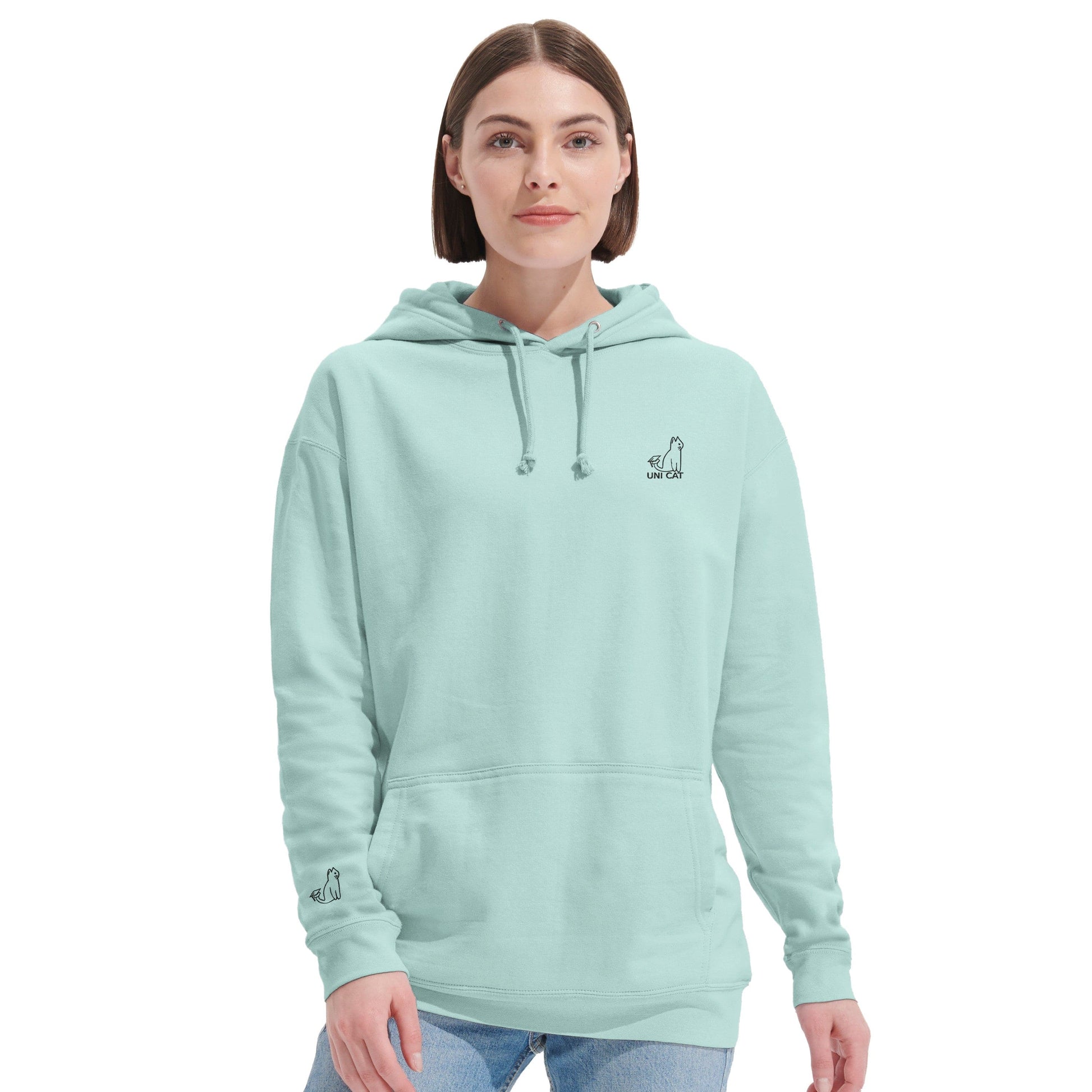 CORE UNI CAT - BLACK LOGO HOODIE Apparel