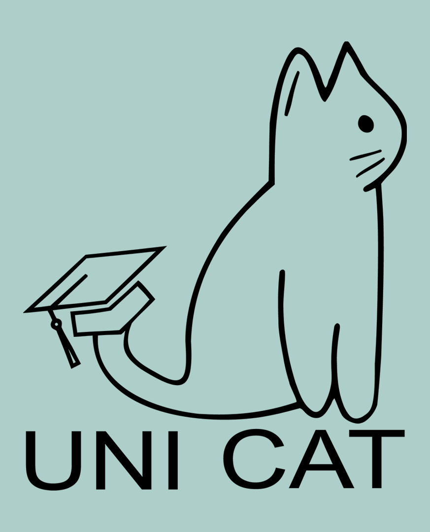CORE UNI CAT - BLACK LOGO HOODIE Apparel