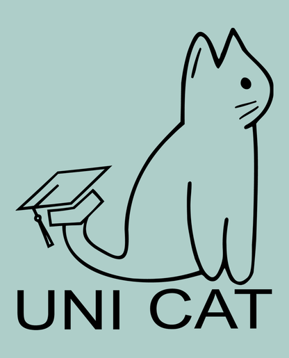 CORE UNI CAT - BLACK LOGO HOODIE Apparel
