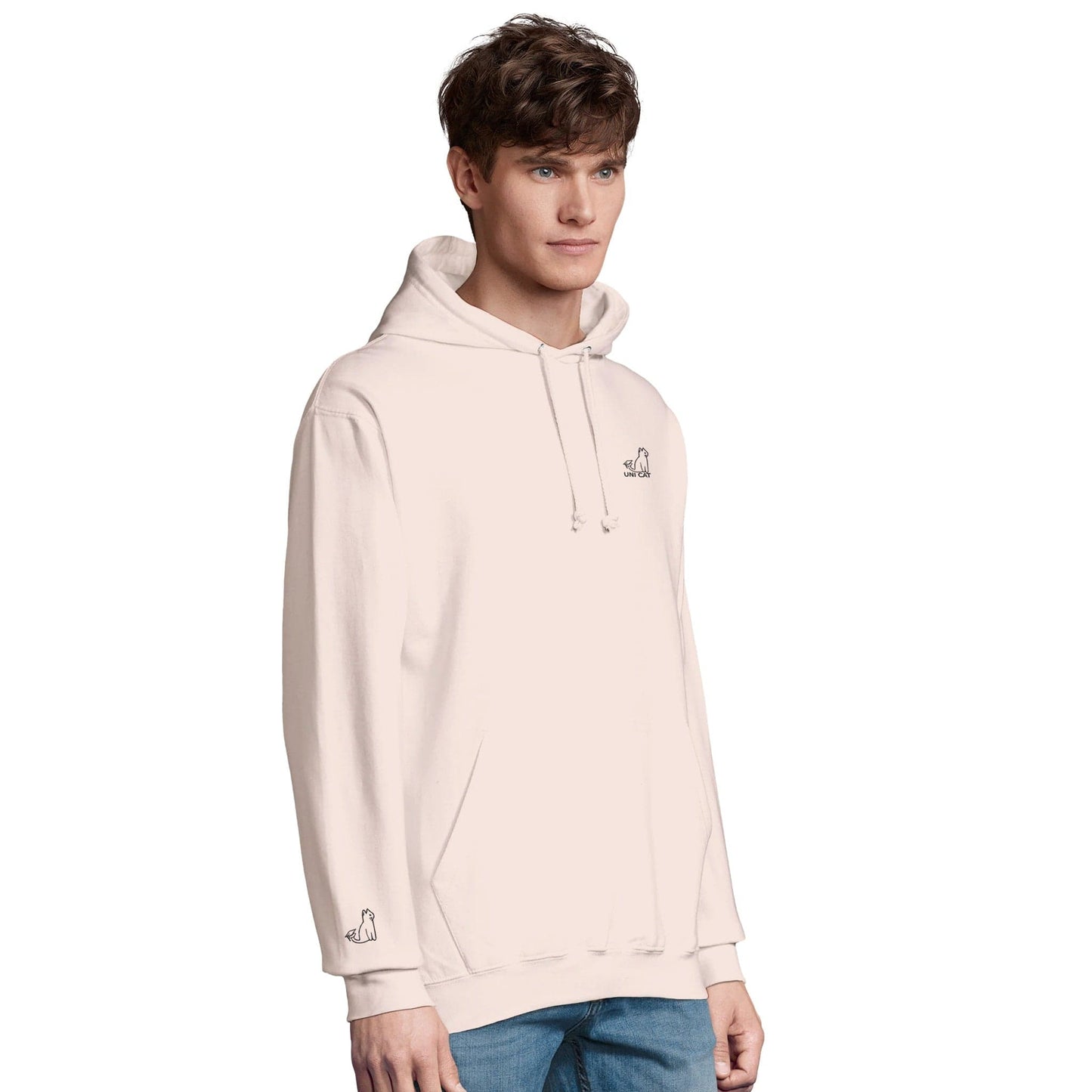 CORE UNI CAT - BLACK LOGO HOODIE Apparel