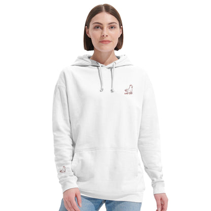 CORE UNI CAT - RED LOGO HOODIE Apparel