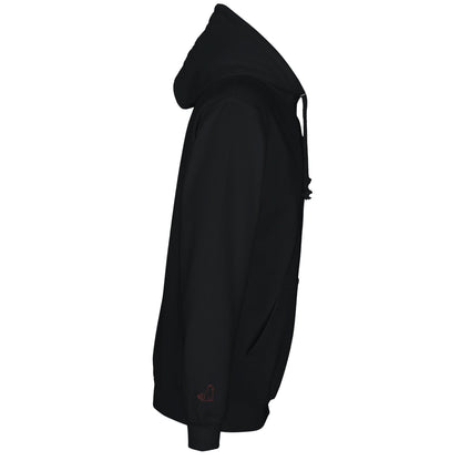 CORE UNI CAT - RED LOGO HOODIE Apparel