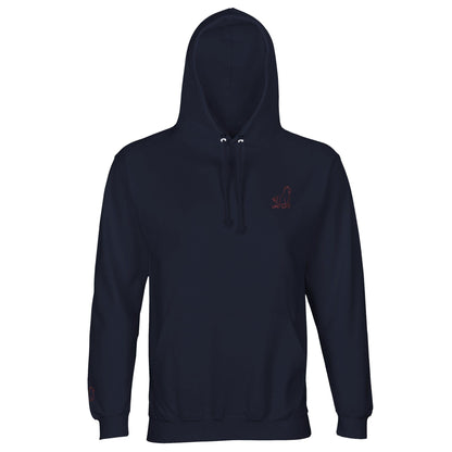 French Navy / XS CORE UNI CAT - RED LOGO HOODIE Apparel