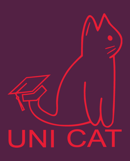 CORE UNI CAT - RED LOGO TEE Apparel