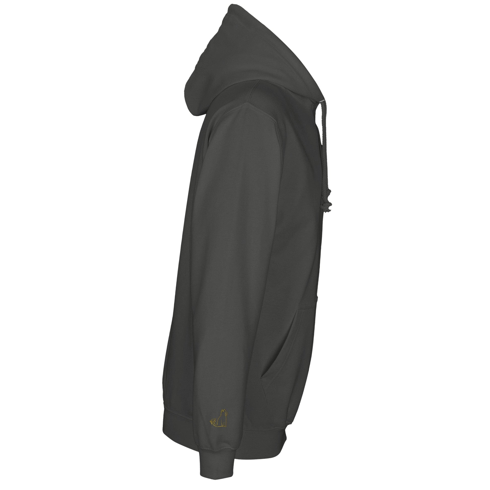 CORE UNI CAT - YELLOW LOGO HOODIE Apparel